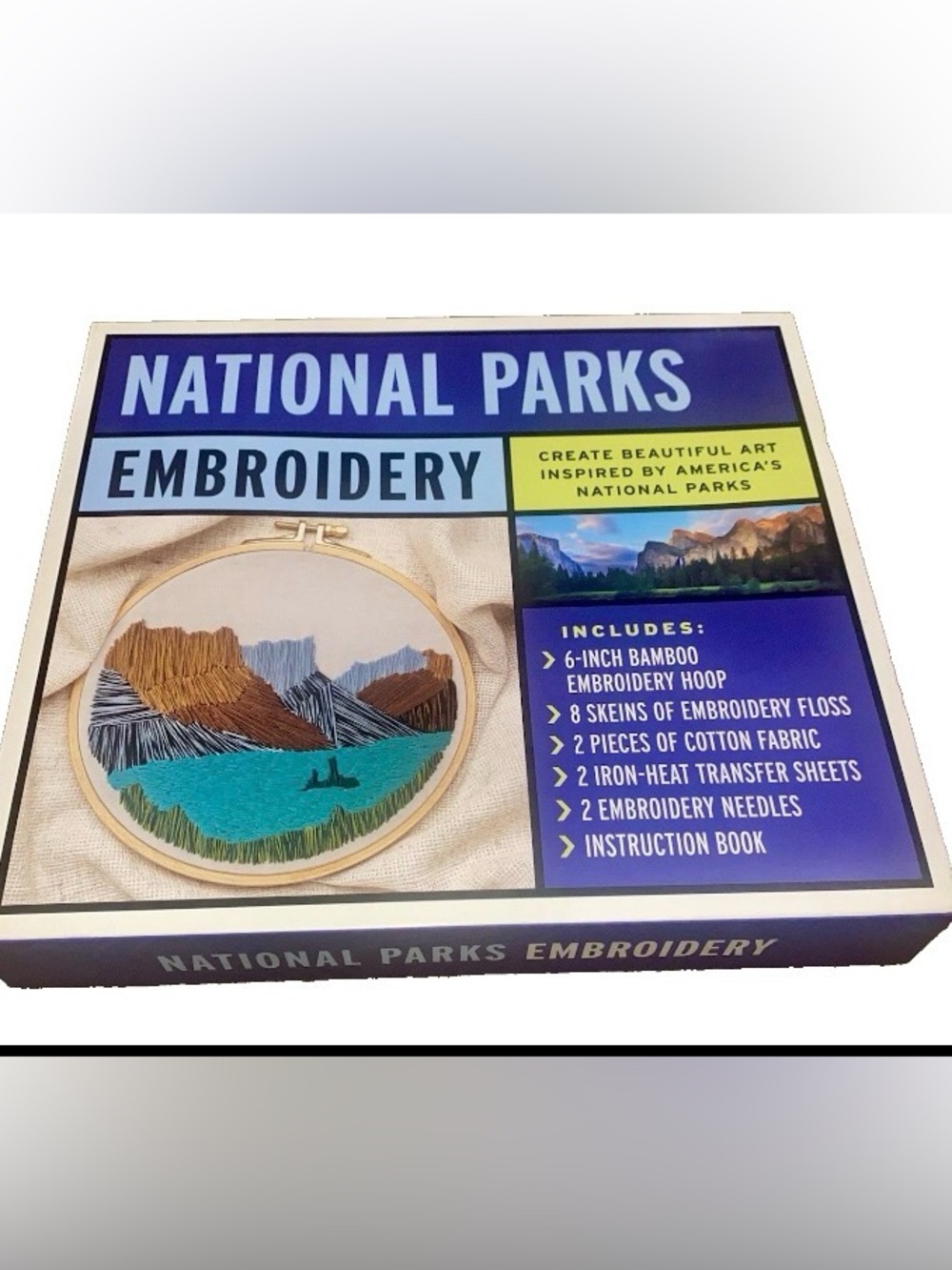 National Parks Embroidery Kit Create Beautiful Art Inspired
